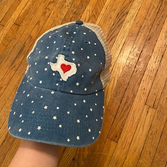 State of Texas blue cap with stars. Mesh back. - Picture 2 of 4